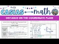 Distance on the Coordinate Plane using the Pythagorean Theorem 8th Grade Math Pre-Algebra