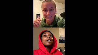 Meredith Speck and Taylor Smith NC Courage IG Live