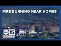 Diamond Fire burning near homes in north Scottsdale