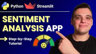 I Built a Sentiment Analysis App in 9 Minutes Python Streamlit Tutorial