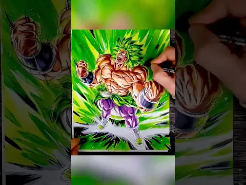Drawing Broly Berserk Mode