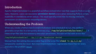 Fixing Permission Denied Errors for Python Script Jobs in Apache DolphinScheduler
