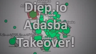 Diep io EVERYONE IS NAMED ADASBA Insane Diep io Server Takeover