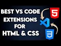 5 Helpful VS Code Extensions for HTML CSS visual studio code html extension