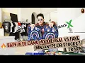Bape 1st Camo Blue Shark Hoodie VS 23SS Camo Hoodie Comparison Real VS Fake Legit Check