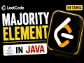 Majority Element in Java LeetCode Crack Interviews