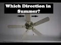 Ceiling Fan Switch Rotation Direction for Summer Heat