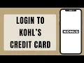 Kohl s Card Login 2023 How To Sign In To My Kohl s Credit Card