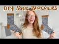DIY sock blockers a project vlog