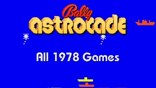 bally arcade 1978 games 1978 gameplay hd
