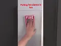 Pulling fire alarms for fun