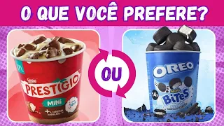🍭😋DOCES X DOCES PARTE 3 | ESCOLA O SEU FAVORITO |O QUE VOCÊ PREFERE | jogo das escolhas