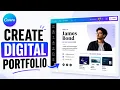 How to Create a Digital Portfolio in Canva Quick Easy