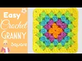 Super Easy Granny Square for Beginners - Changing Colors The Secret Yarnery