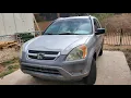 2003 HONDA CR-V 2 4 HOW TO CHANGE AIR CONDITIONING COMPRESSOR