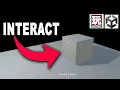 How to make a INTERACT object in - Unity