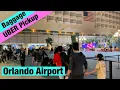 How find the pickup points at MCO Orlando airport navigation for the lost