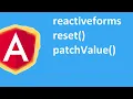 Kurs Angular - metody reset i patchValue