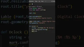 Make a Digital Clock with Python - WATCH NOW