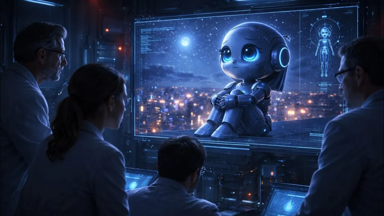 "Robot Girl Feels Emotions for the First Time! 🤖💖 | ایرا کی جادوئی کہانی Pixar 3D" poster