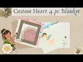 Adorable Ruffled Heart Blanket Custom Code Tutorial ACNH Animal Crossing