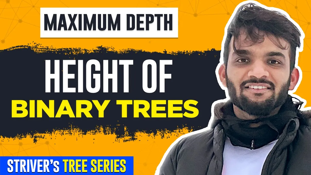 L14. Maximum Depth in Binary Tree | Height of Binary Tree | C++ | Java - YouTube thumbnail
