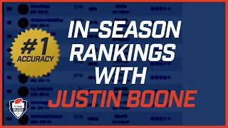 In-Season Rankings with Fantasy Football Ranker Justin Boone