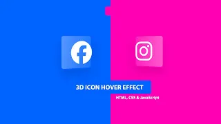 3D Tilt Hover Effects with HTML CSS JavaScript