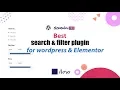 Best search filter plugin for wordpress and elementor to create any type of filter
