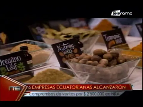 6 empresas ecuatorianas alcanzaron compromisos de ventas por $ 2´000.000 en NRA