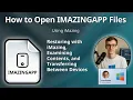 How to Open IMAZINGAPP Files iMazing Application Backup