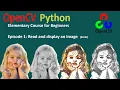 How to read and display an image - OpenCV