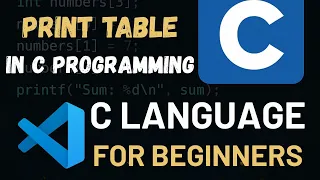 Multiplication Table in C The Easy Way for Beginners