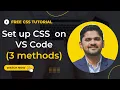 How to setup CSS on VS Code CSS Tutorial for Beginners Amit Thinks