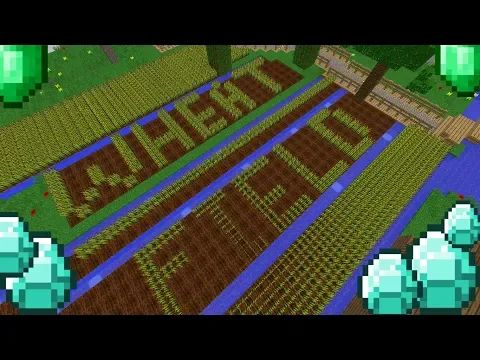 Minecraft server video for WheatField