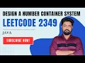 Design a Number Container System LeetCode 2349 Java Solution Explained HashMap PriorityQueue