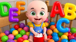 Johny Johny Yes Papa + ABC Phonics Song | Learn Colors and Letters New Compilation | Baby Cartoon