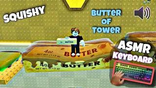Tower of Butter ASMR roblox❤️Real keyboard