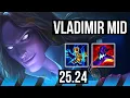 VLADIMIR vs FIZZ MID Perfect KDA 3 NA Grandmaster 25 24