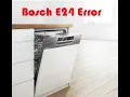 How to Fix Bosch Dishwasher Error Code E 24 Fast Drain Clog Fix in 5 Minutes Trick
