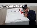GE Washer Won t Drain or Spin Dry Clothes Well - How to Fix With a Drill
