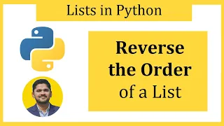 How to Reverse the order of a List in Python reverse method Amit Thinks