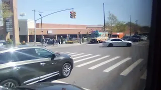 Railfan window view of Rerouted SIM33 Express bus to Midtown part 1