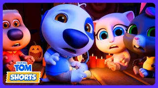 Wie vertelt het GRIEZELIGSTE verhaal? 👻 Talking Tom | Tekenfilm voor Kinderen