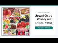 Jewel Osco Weekly Ad 26 - 26 Top Deals