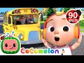 Download Lagu Wheels on the Bus Go Round! 🚌 + More Wheels On The Bus Songs 🎵 | CoComelon Nursery Rhymes for Kids