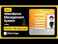 2 Attendance Management System using Camera QR Code in Java - User Registration Mysql Netbeans
