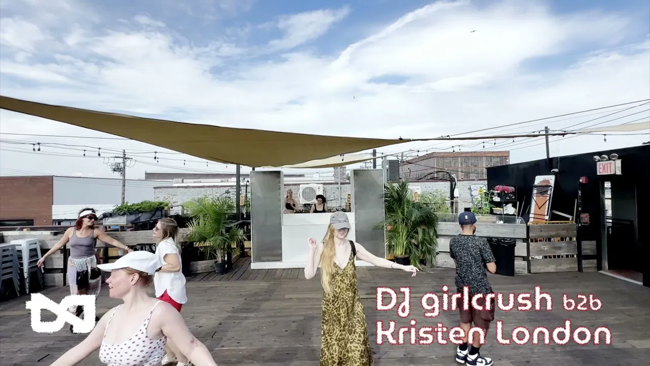 DJ girlcrush b2b Kristen London — open air