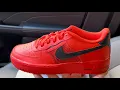 Nike Air Force 1 Mesh Pocket Habanero Red shoes