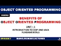 CS8392 OBJECT ORIENTED PROGRAMMING BENEFITS OF OBJECT ORIENTED PROGRAMMING MANOJKUMAR LECTURES